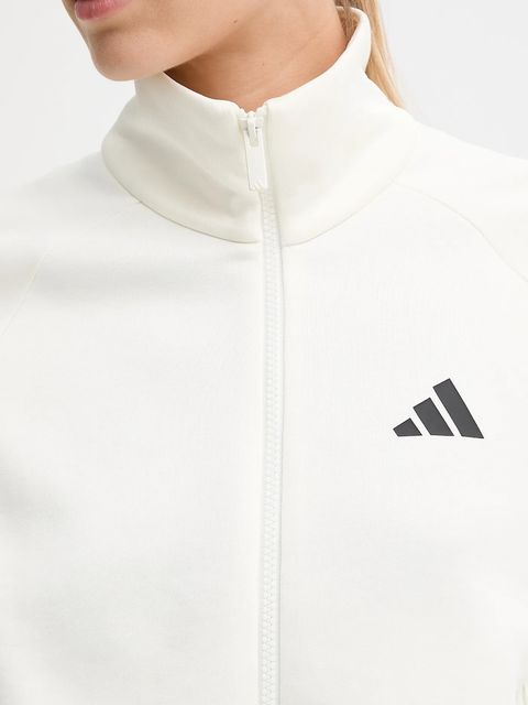 adidas bluza Stadium damska kolor beżowy z nadrukiem JW0519