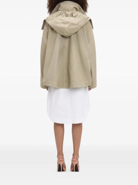 Victoria Beckham hooded pocket-detail jacket - Neutrals