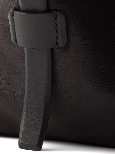 Prada Route medium leather tote bag - Black