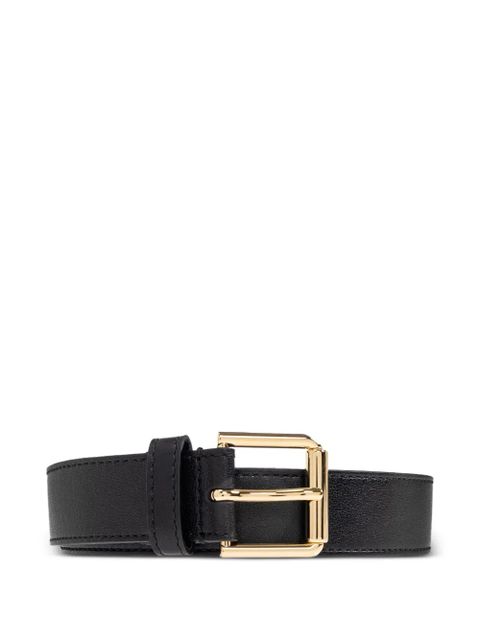 Givenchy gold-buckle leather belt - Black - zdjęcie produktu nr 1