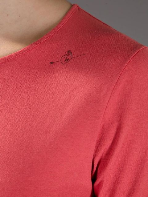 Golden Goose Print T-Shirt - Red