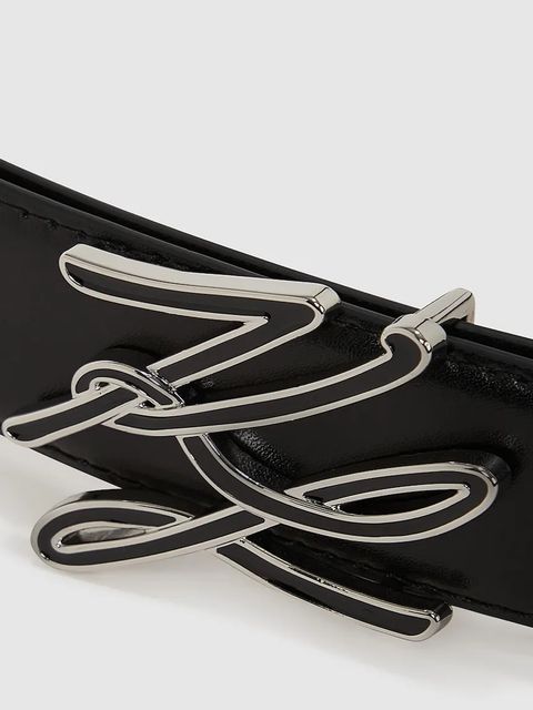 Karl Lagerfeld pasek skórzany dwustronny K/AUTOGRAPH - zdjęcie produktu nr 2