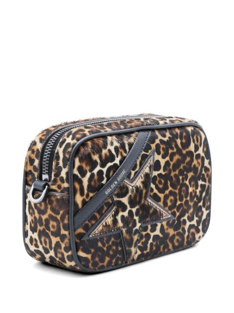 Golden Goose mini star leopard shoulder bag - Neutrals