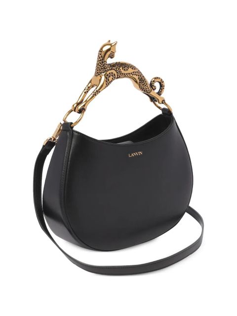 Lanvin cat hobo bag - Black