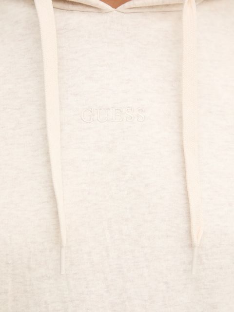 Guess bluza SOFIA damska kolor beżowy z kapturem gładka O5RQ02 KCO31