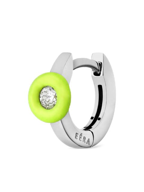 EÉRA 18K white gold single hoop earring - zdjęcie produktu nr 1