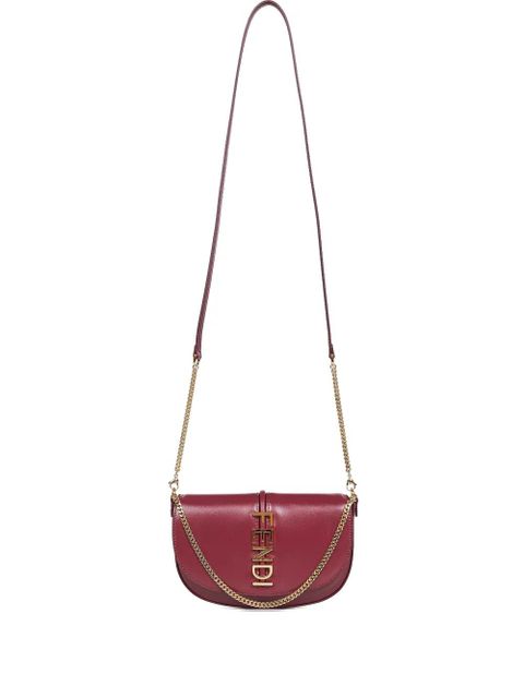 FENDI lettering flap tote bag - Red - zdjęcie produktu nr 1