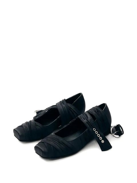 ALOHAS Valant ruched ballet flats - Black - zdjęcie produktu nr 2