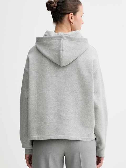 Marc O'Polo bluza damska kolor szary z kapturem melanżowa 5000007272