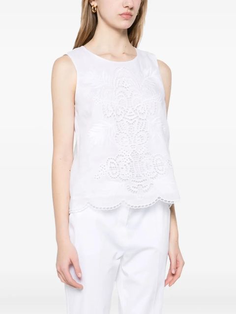 Max Mara Efeso top - White