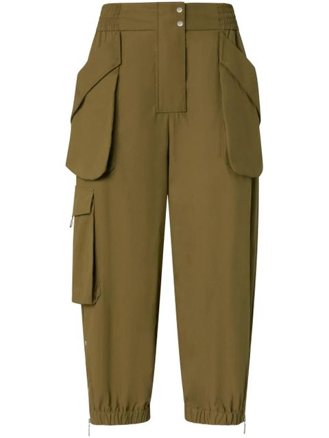 PINKO cropped cargo pants - Green - zdjęcie produktu nr 1