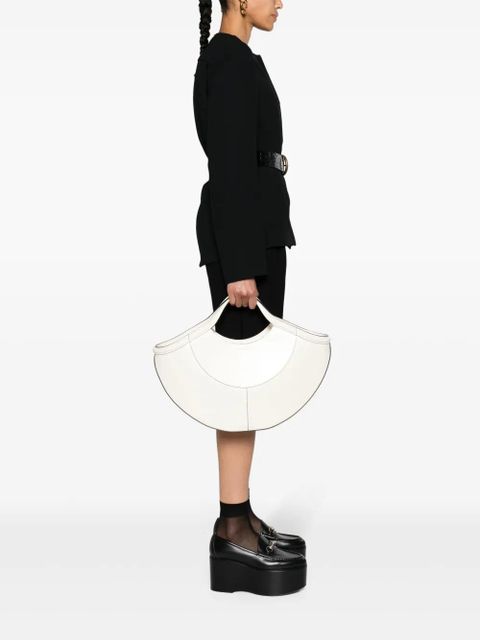 Alexander McQueen Cove leather tote bag - White - zdjęcie produktu nr 2