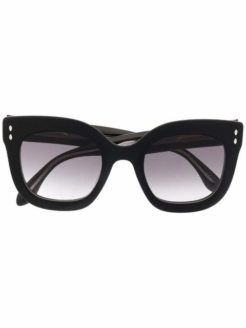 Isabel Marant Eyewear oversized-frame sunglasses - Black - zdjęcie produktu nr 1