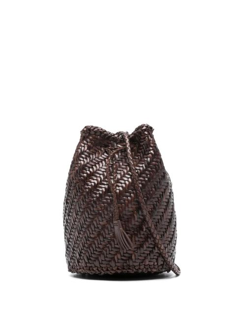 DRAGON DIFFUSION Pompom Double Jump bucket bag - Brown - zdjęcie produktu nr 1