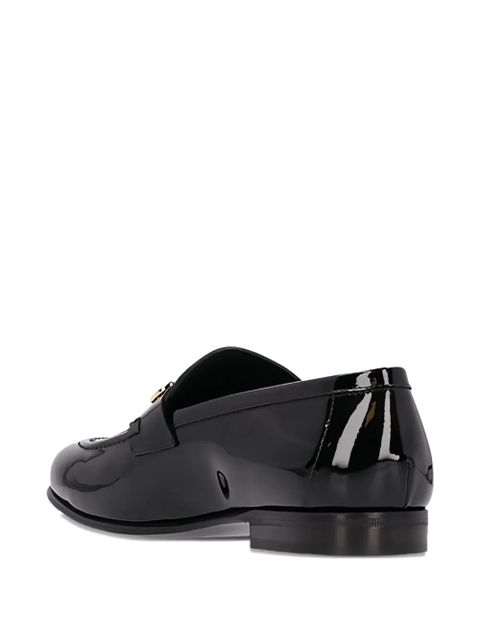 Ferragamo Gancini patent-leather loafers - Black - zdjęcie produktu nr 2