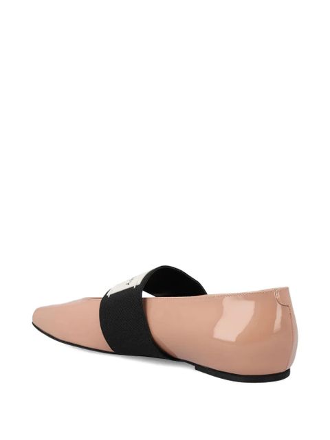 Givenchy patent leather band ballet flats - Neutrals