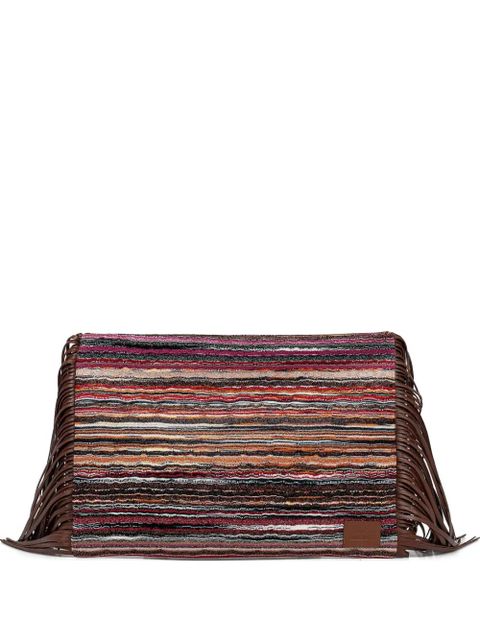 Missoni fringed clutch bag - Brown - zdjęcie produktu nr 1