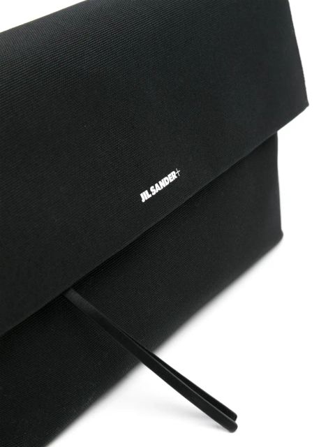 Jil Sander medium Utility canvas shoulder bag - Black