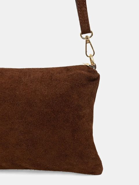 Answear.LAB torebka zamszowa kolor brązowy - zdjęcie produktu nr 2