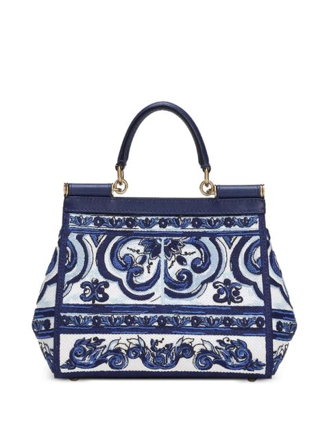 Dolce & Gabbana mini Sicily tote bag - Blue - zdjęcie produktu nr 2
