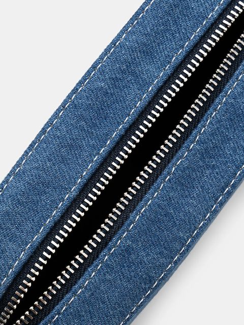 Tommy Jeans torebka jeansowa kolor granatowy AW0AW17874