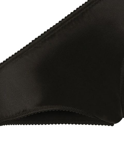 Dolce & Gabbana mid-rise satin briefs - Black