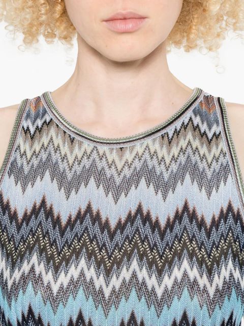 Missoni crew-neck vest - Blue