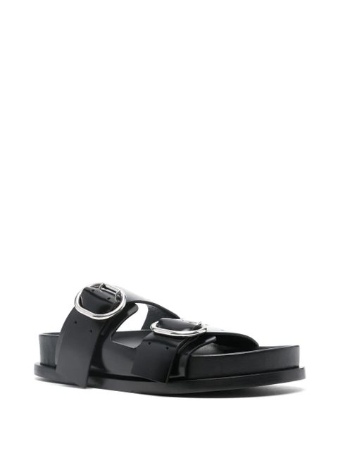 Jil Sander buckled leather sandals - Black - zdjęcie produktu nr 2