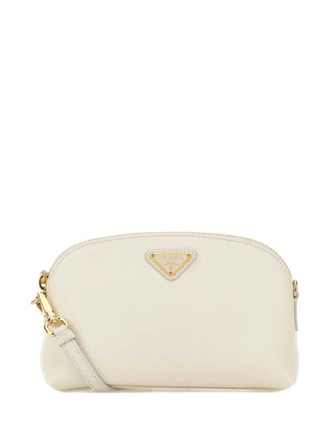 Prada logo-plaque cross body bag - Neutrals - zdjęcie produktu nr 1
