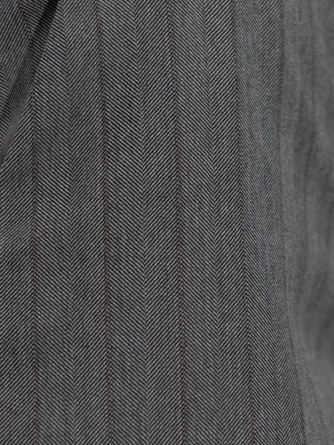 Alexander McQueen pinstripe flared trousers - Grey