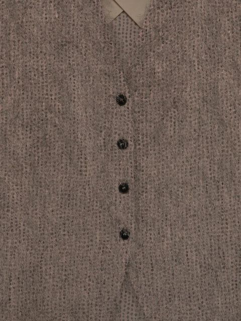 Alysi button V-neck tank top - Neutrals