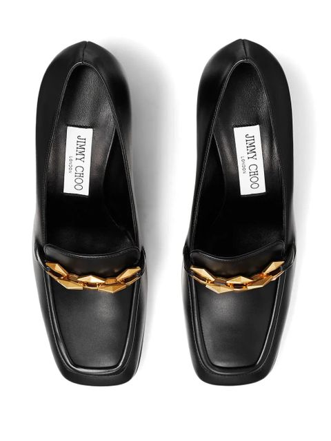 Jimmy Choo 65mm Diamond Tilda leather pumps - Black - zdjęcie produktu nr 2