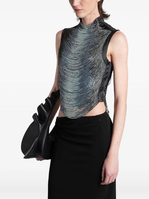 Cult Gaia Taraji sleeveless top - Blue