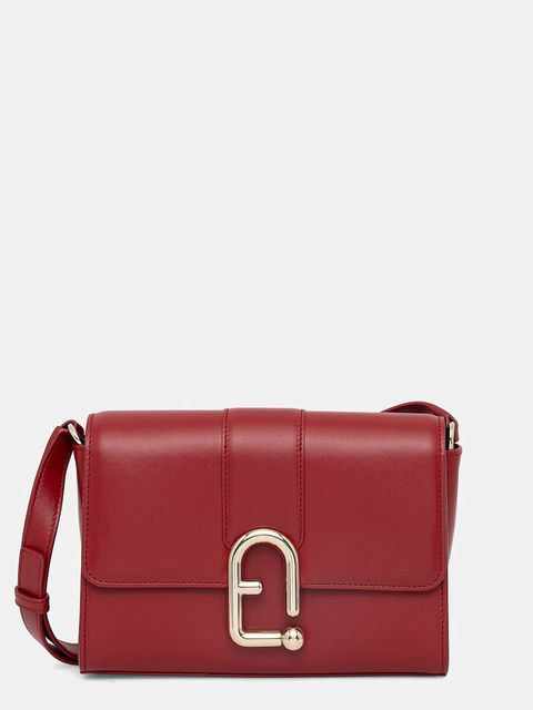 Furla torebka skórzana kolor czerwony WB01683.BX3346.4021S - zdjęcie produktu nr 1