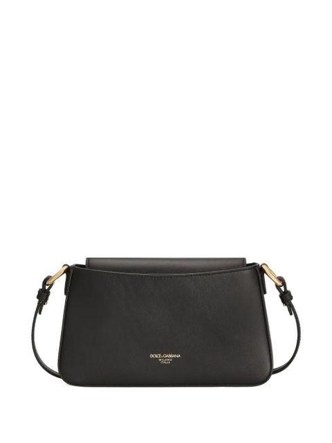 Dolce & Gabbana logo-plaque mini bag - Black
