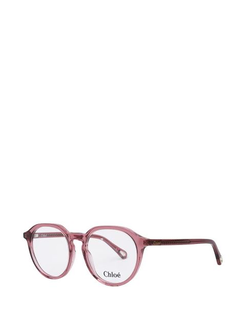 Chloé square rim eyeglasses - Pink - zdjęcie produktu nr 2