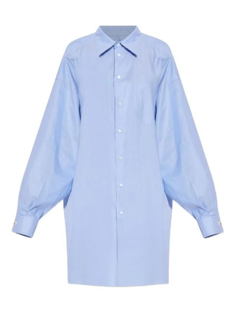 Maison Margiela balloon-sleeve cotton shirt - Blue - zdjęcie produktu nr 1