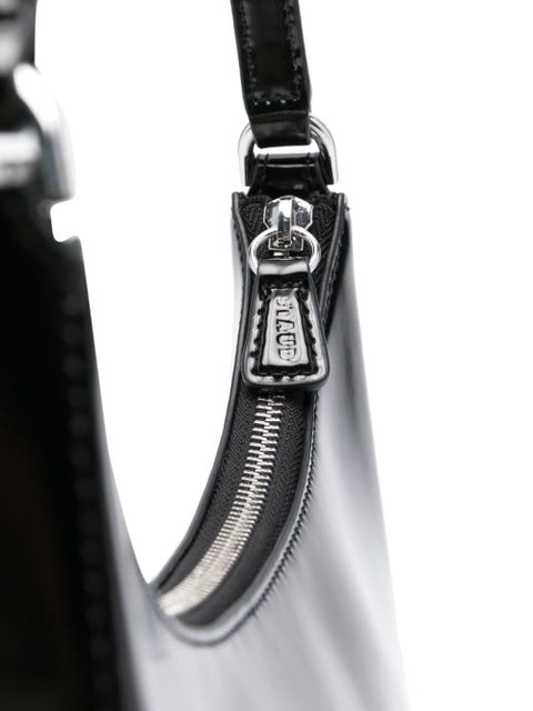 STAUD Alec logo-debossed shoulder bag - Black