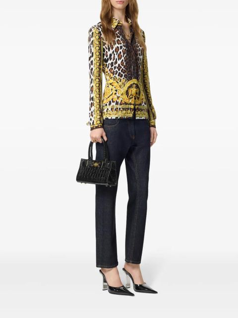 Versace leopard-print blouse - Yellow - zdjęcie produktu nr 2