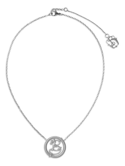 Burberry Nautical-Knot B twisted-hoop chain necklace - Silver - zdjęcie produktu nr 1