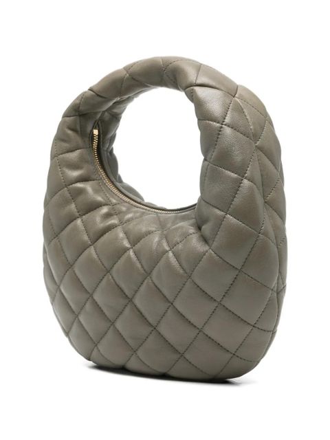 Saint Laurent logo-plaque tote bag - Green