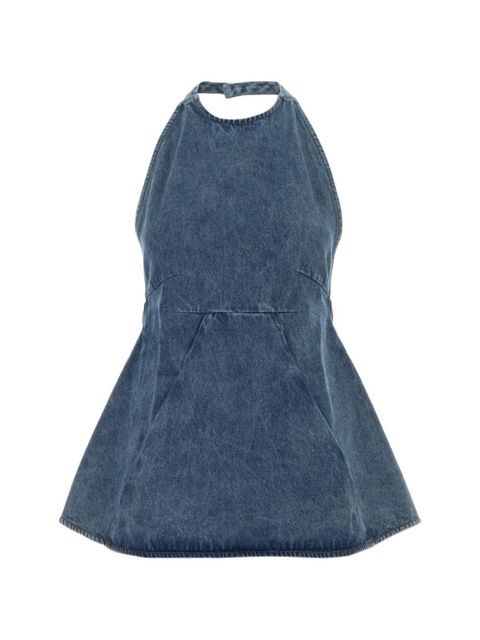 Gimaguas halterneck pockets top - Blue - zdjęcie produktu nr 1