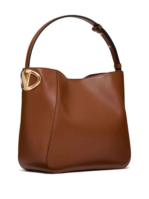 Valentino Garavani VLogo Side bucket bag - Brown