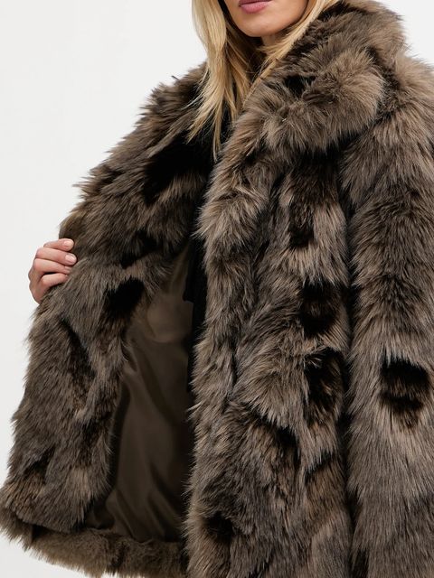 Haveone płaszcz kolor brązowy KMA-P042