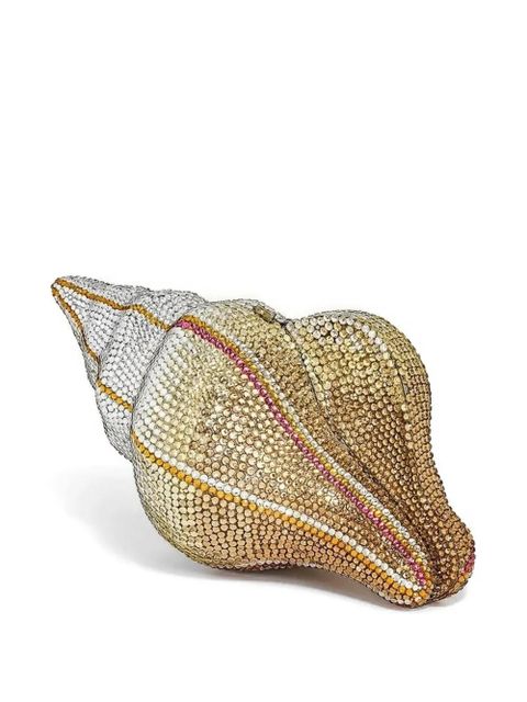 JW Pei crystal-embellished shell clutch-bag - Silver - zdjęcie produktu nr 2