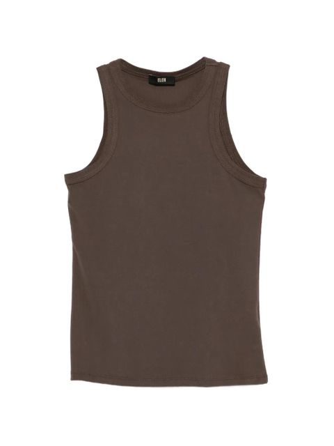 Eleh ribbed tank top - Brown - zdjęcie produktu nr 1