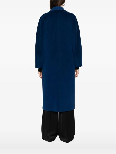 Max Mara buttoned belted double-breasted coat - Blue