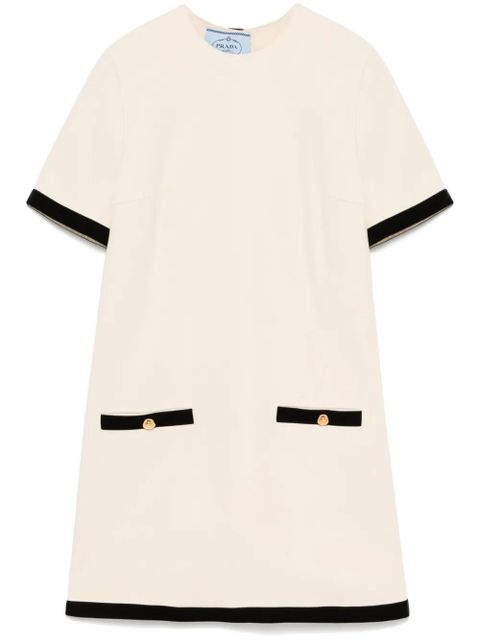 Prada Sablè mini dress - Neutrals - zdjęcie produktu nr 1