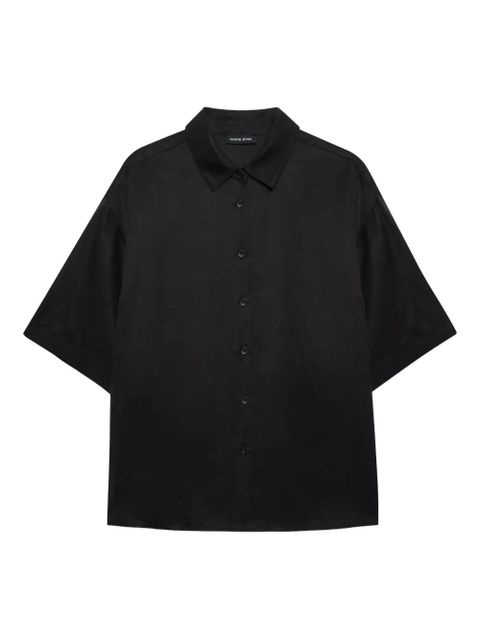 ANINE BING Coco button-up shirt - Black - zdjęcie produktu nr 1