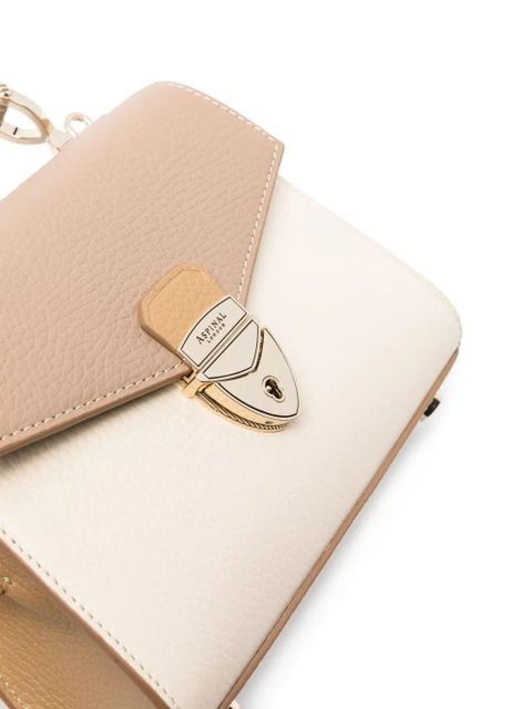 Aspinal Of London mini Mayfair top-handle bag - Neutrals